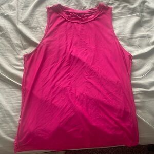 Hot pink Fabletics Dry-Flex Open back tank